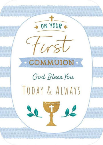 Picture of ON YOUR FIRST COMMUNION CARD